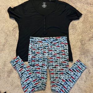 Posh peanut cars women’s pajamas